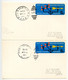 United States 1971 Scott UX57 Weather Service 5 Postal Cards, Mix Of Railway Post Office Postmarks - 1961-80