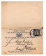 1904 ,1 1/2  P. Double Postal Card Stationary,canc." SYNEY " To Germany , Scarce - Cartas & Documentos