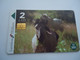 LATVIA USED  CARDS  ANIMALS  HORSES  WWF - Chevaux