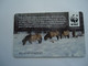 LATVIA USED  CARDS  ANIMALS  HORSES  WWF - Caballos