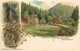 POLENZTHAL SACHS SCHWEIZ GERMANY Litho Postkarte 1900s - Hohnstein (Sächs. Schweiz)