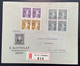 ZNr 138 III Seltener LUXUS VIERERBLOCK Tellknabe Brief E.KOTTELAT BERN 1939 (Schweiz Briefmarkenhändler Stamp Dealer - Briefe U. Dokumente