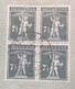 ZNr 138 III Seltener LUXUS VIERERBLOCK Tellknabe Brief E.KOTTELAT BERN 1939 (Schweiz Briefmarkenhändler Stamp Dealer - Covers & Documents