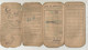 Carte De Chomage 8 Pages,  Seine, Office Régional Du Travail, 1945 ,2 Scans ,  150 X 70 Mm, Frais Fr 1.75 E - Tarjetas De Membresía