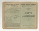 Carte D'abonnement , 2 Scans , GRANDS RESEAUX FRANCAIS,2 éme Classe, Paris-Maisons Alfort, Demi Tarif, 1937 - Ohne Zuordnung