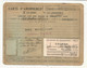 Carte D'abonnement , 2 Scans , GRANDS RESEAUX FRANCAIS,2 éme Classe, Paris-Maisons Alfort, Demi Tarif, 1937 - Ohne Zuordnung