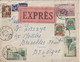 ALGERIE - 1958 - ENVELOPPE EXPRES ! De ALGER => BRUXELLES (BELGIQUE) ! - Lettres & Documents