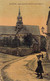 FRANCE - 53 - MAYENNE - Eglise St Martin Et Rue De La Croix Melleray - Carte Postale Ancienne - Mayenne