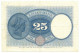 25 LIRE AQUILA CON BANDIERA SABAUDA PRIMA SERIE A1 BANCA D'ITALIA 24/01/1918 BB+ - Regno D'Italia – Other