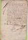 76 SEINE MARITIME - DOCUMENT A DECHIFFRER DATE DE 1661 ? -  ROUEN - Manuskripte