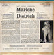 * 10" LP *  MARLENE DIETRICH AT THE CAFE DE PARIS (England 1954) - Autres - Musique Allemande