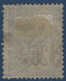 Colonies CONGO N°4c 5c Sur 25c Oblitéré Dateur Bleu De BRAZZAVILLE Variété Surcharge à Cheval "CO" à Droite Très Frais - Used Stamps