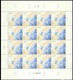 China 2020-10 The Flower-Rose 4v Stamps Full Sheet(hologram) - Hologramas