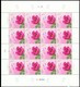 China 2020-10 The Flower-Rose 4v Stamps Full Sheet(hologram) - Holograms