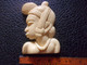 ️  ANCIEN IVOIRE AFRICAIN BUSTE FEMME AFRICAINE 5.5/3.5CM - Arte Africana