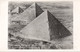 Cairo. Le Caire. Aerial Vien Of The Kheops Khepren And Mykerinos Pyramids Atjiza. Carte Photo Impeccable Et Vierge 1930 - Caïro