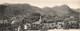 Panoramique - Lourdes - Vue Vers La Basilique - Clocher - Statue - Dim. 27.5/11 Cm - Carte Postale Ancienne - Lourdes