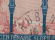 VARIETE CENTENAIRE ALGERIE N° 263 Oblitéré Point Sur Le E De CENTENAIRE Cadre Cassé - Used Stamps