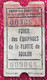 Foyer Des équipages De La Flotte-Titre De Transport Ticket Simple-Billet D'embarquement De Bateau-☛Marine-Marin-cinéma - Europe