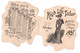 CHROMO CHROMOLITOGRAPHIE DECOUPIS DECOUPAGE FLEURS ANNEE 1901 PUBLICITE HIGH LIFE TAILOR - Flores