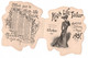 CHROMO CHROMOLITOGRAPHIE DECOUPIS DECOUPAGE FLEURS ANNEE 1901 PUBLICITE HIGH LIFE TAILOR - Fleurs