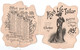 CHROMO CHROMOLITOGRAPHIE DECOUPIS DECOUPAGE FLEURS ANNEE 1901 PUBLICITE HIGH LIFE TAILOR - Fleurs