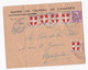 Enveloppe De 1948 Mairie De Tauriac De Camares Aveyron Pour Montpellier Hérault - Storia Postale