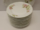 *SUPERBE SERVICE GÂTEAUX PLAT & 12 ASSIETTES A GIRAUD & Cie FLEURS EGLANTIERS  E - Limoges (FRA)