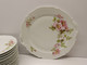 *SUPERBE SERVICE GÂTEAUX PLAT & 12 ASSIETTES A GIRAUD & Cie FLEURS EGLANTIERS  E - Limoges (FRA)