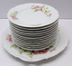 Delcampe - *SUPERBE SERVICE GÂTEAUX PLAT & 12 ASSIETTES A GIRAUD & Cie FLEURS EGLANTIERS  E - Limoges (FRA)