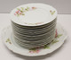 Delcampe - *SUPERBE SERVICE GÂTEAUX PLAT & 12 ASSIETTES A GIRAUD & Cie FLEURS EGLANTIERS  E - Limoges (FRA)