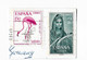 Spanish Sahara 1964/1967 1.50P Flamingo 2P Trummer On Paper Cut. Michel 297 264. El Aaiún Postmark 1968 - Spaanse Sahara