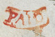 Ireland Derry 1826 Cover To Dublin, Prepaid "11" Single, Rare Arc PAID Of Coleraine In Red, Matching COLERAIN/124 Mileag - Préphilatélie