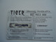 GREECE MINT  CARDS ANIMALS TIGER - Selva