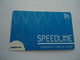 GREECE USED PREPAID CARDS  SPEEDLINE - Grèce