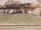 Dessin Aquarelle Originale Huile Sur Papier Neufchâteau Straimont Martilly Vallée De La Vierre 1985 - Dessins