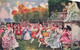 Fantaisies - Les Courtisants S'amucent - Colorisé - Vêtements D'époque - Chocolat L'aiglon  - Carte Postale Ancienne - Vrouwen