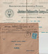 1925 - SEMEUSE PERFOREE (PERFIN) Sur SUPERBE ENV. PUB DECOREE (VOIR DOS) "LUTHIERS THIBOUVILLE-LAMY" à PARIS - MUSIQUE - Cartas & Documentos