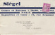 1934 - PAIX PERFORE (PERFIN) Sur CARTE PUB "SIEGEL" De PARIS - Briefe U. Dokumente