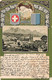 Luzern & Rigi  Litho Gaufrée 1900 Löwe Von Luzern, Armoirie Lucerne - Luzern