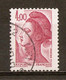 1982 Liberté De Gandon 4f.carmin-rouge YT 2244 - Variété Phosphore - Used Stamps