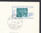 1966 Zurich To Palma Cachet SwissAir Flight Cover Displaying Stamp From Lichtenstein Registered From Vaduz - Covers & Documents