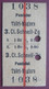 Fahrschein / Fahrkarte Für Schnellzug 3. Klasse Von Pontafel Nach Thörl Maglern 1904 - Europa