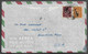 PORTUGAL AIRMAL COVER - 1949 FROM PORTUGAL TO UNITED STATES - CARIMBO LISBOA (PLB#03-08) - Brieven En Documenten