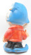 PIEPER POUET SQUEAKY:  DWARF DWERG NAIN FAMOSA FERRARIO MADE IN SPAIN  - L=20.5 - DISNEY - Rubber - Vinyl - I Puffi