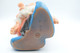 PIEPER POUET SQUEAKY:  DWARF DWERG NAIN FAMOSA FERRARIO MADE IN SPAIN  - L=20.5 - DISNEY - Rubber - Vinyl - Smurfs