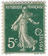 137 Semeuse Lignée Anneau De Lune "rocher" - Unused Stamps