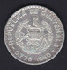 MONEDA DE PLATA DE GUATEMALA DE 25 CENTAVOS DEL AÑO 1960  (COIN) SILVER,ARGENT. - Guatemala