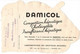 - Cartonnage Publicitaire De 1938 Pour Le Produit DAMICOL Du Docteur ROUSSEL à PARIS - - Medizinische Und Zahnmedizinische Geräte