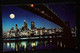 ► NEW YORK CITY  Brooklyn  Bridge Moon Night 1950/60s - Brücken Und Tunnel